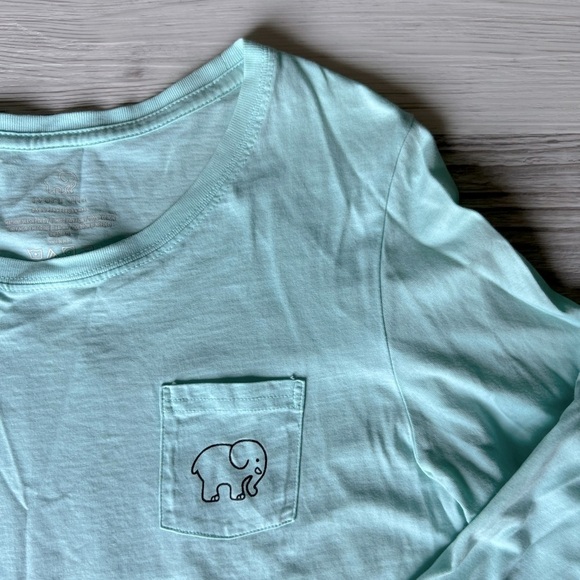 IVORY ELLA pineapple print elephant graphic tee size M - Picture 9 of 14